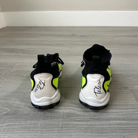 NikeLab Zoom Talaria Flyknit Mid in \'OG Neon\' Yellow-Green & Black main image 11